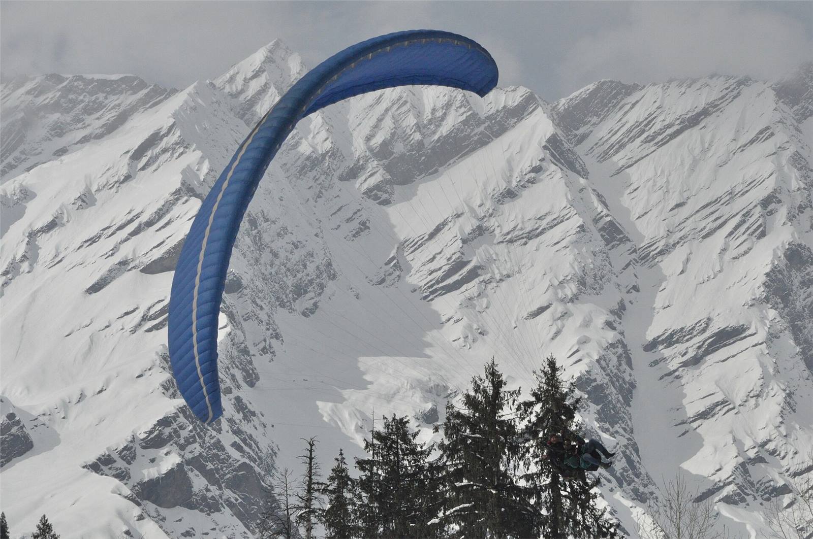 Paragliding adventure