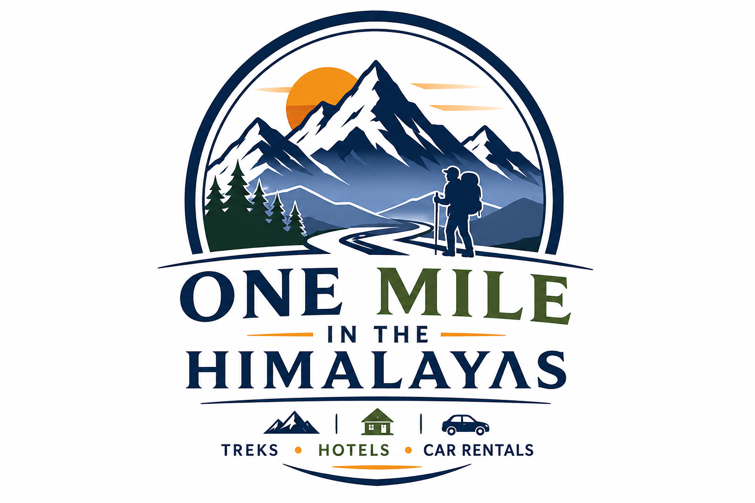 One Mile in the Himalayas logo